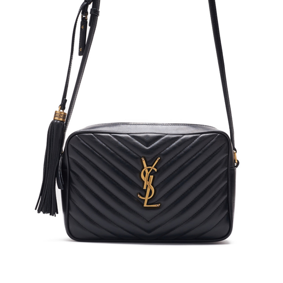 Saint Laurent Lou Camera Leather Shoulder Bag Black - Picture 1 of 6